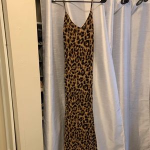 Reformation dress size small cheetah print